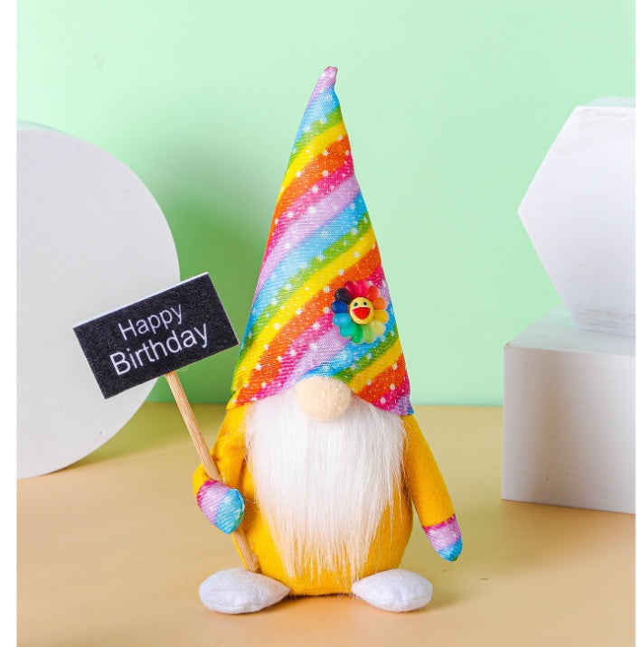 New Rainbow Rudolph Doll Birthday Party Decoration