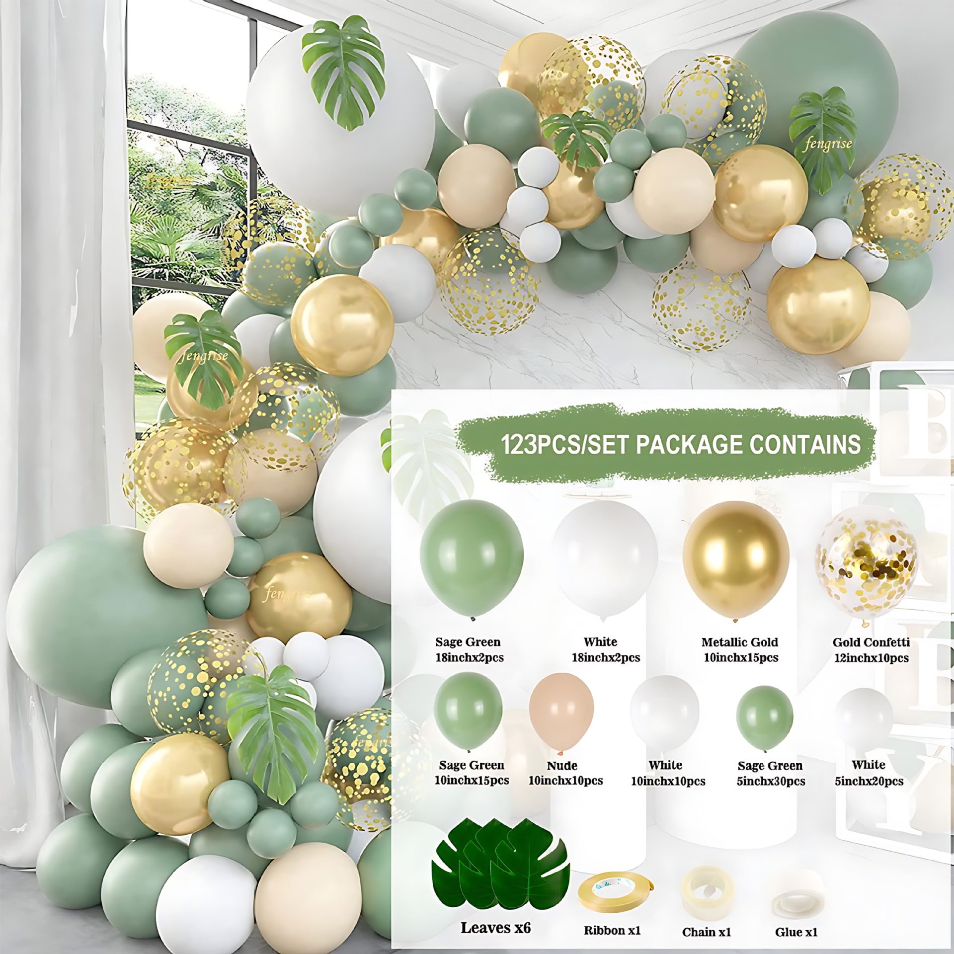 Macaron Balloon Display Kit (Multi-Colour Pastel)/Birthday Party,Baby Shower