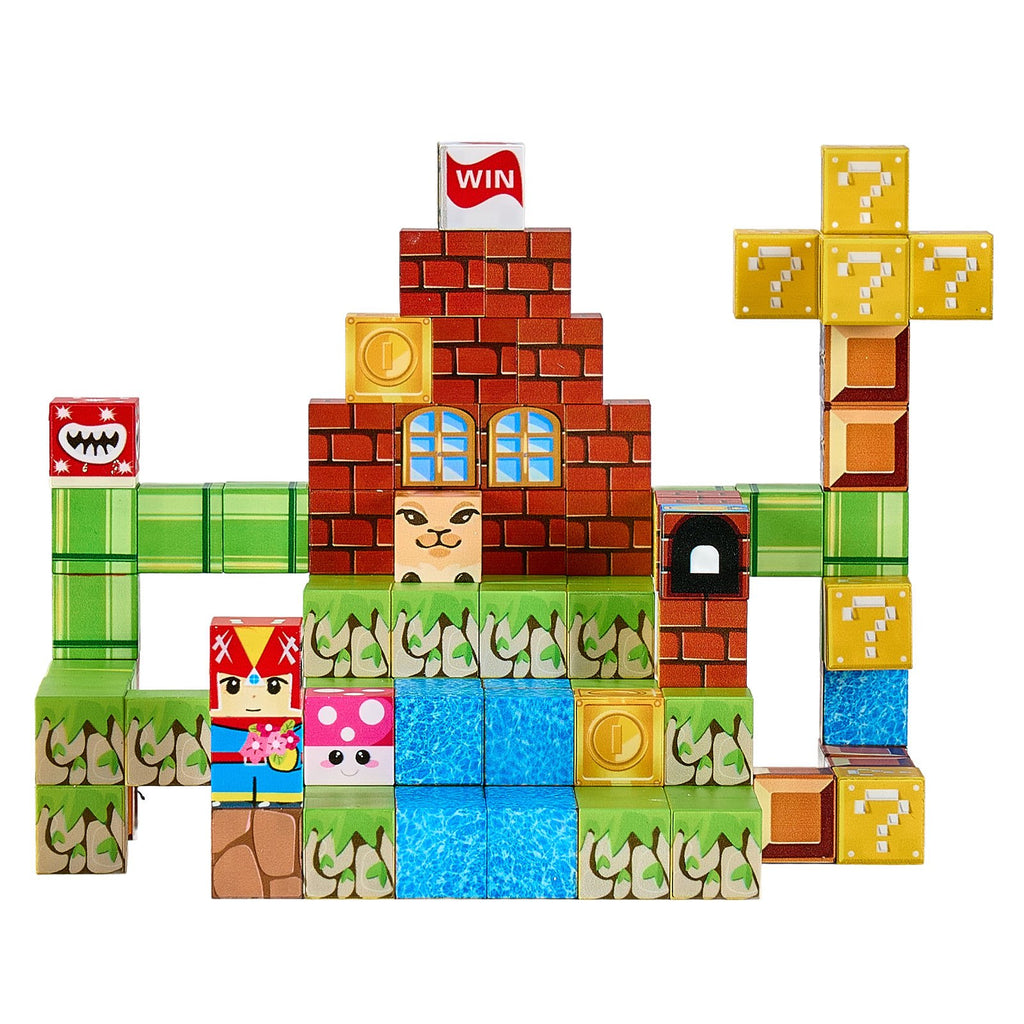 100-Piece STEM Learning Kit: Magnetic Building Cubes for Kids