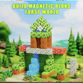 Magnetic Pixel World Building Blocks for Kids, STEM Learning Toy