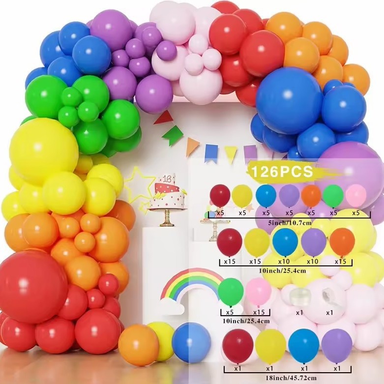Macaron Balloon Display Kit (Multi-Colour Pastel)/Birthday Party,Baby Shower