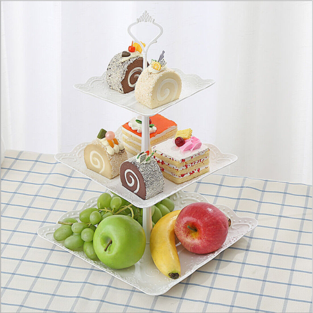 [Set of 2] 3-Level Dessert Display Towers