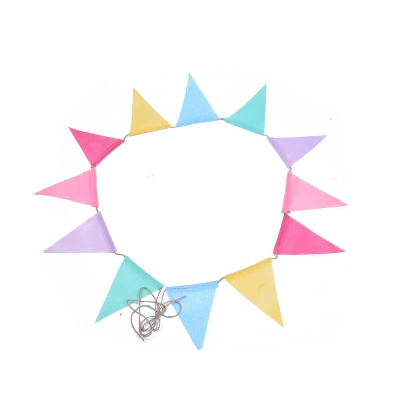 Festive Party Flags- Party Decorative Colorful Pennant