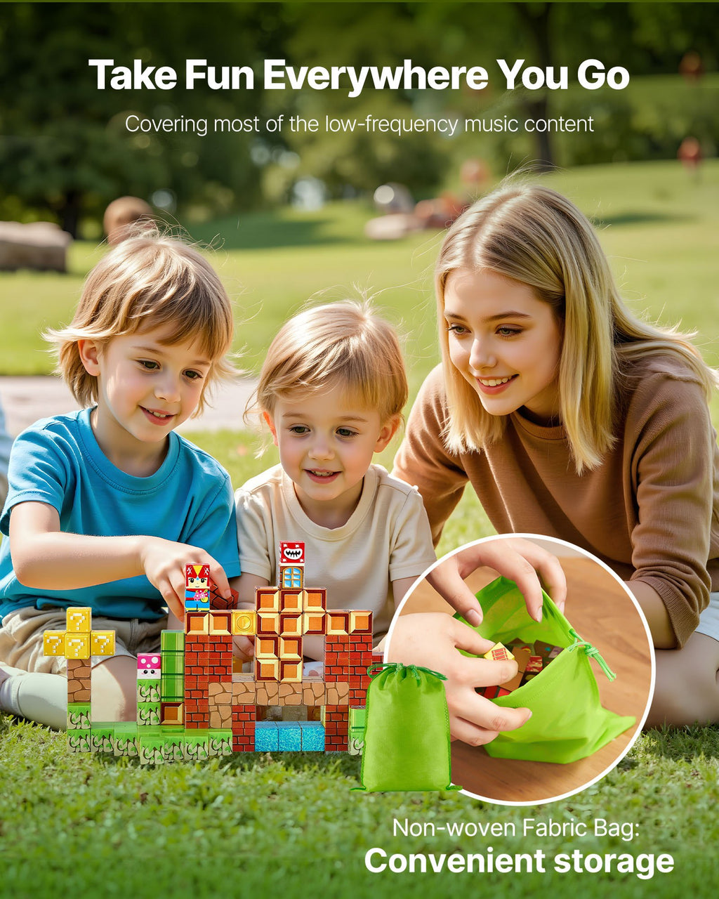 100-Piece STEM Learning Kit: Magnetic Building Cubes for Kids