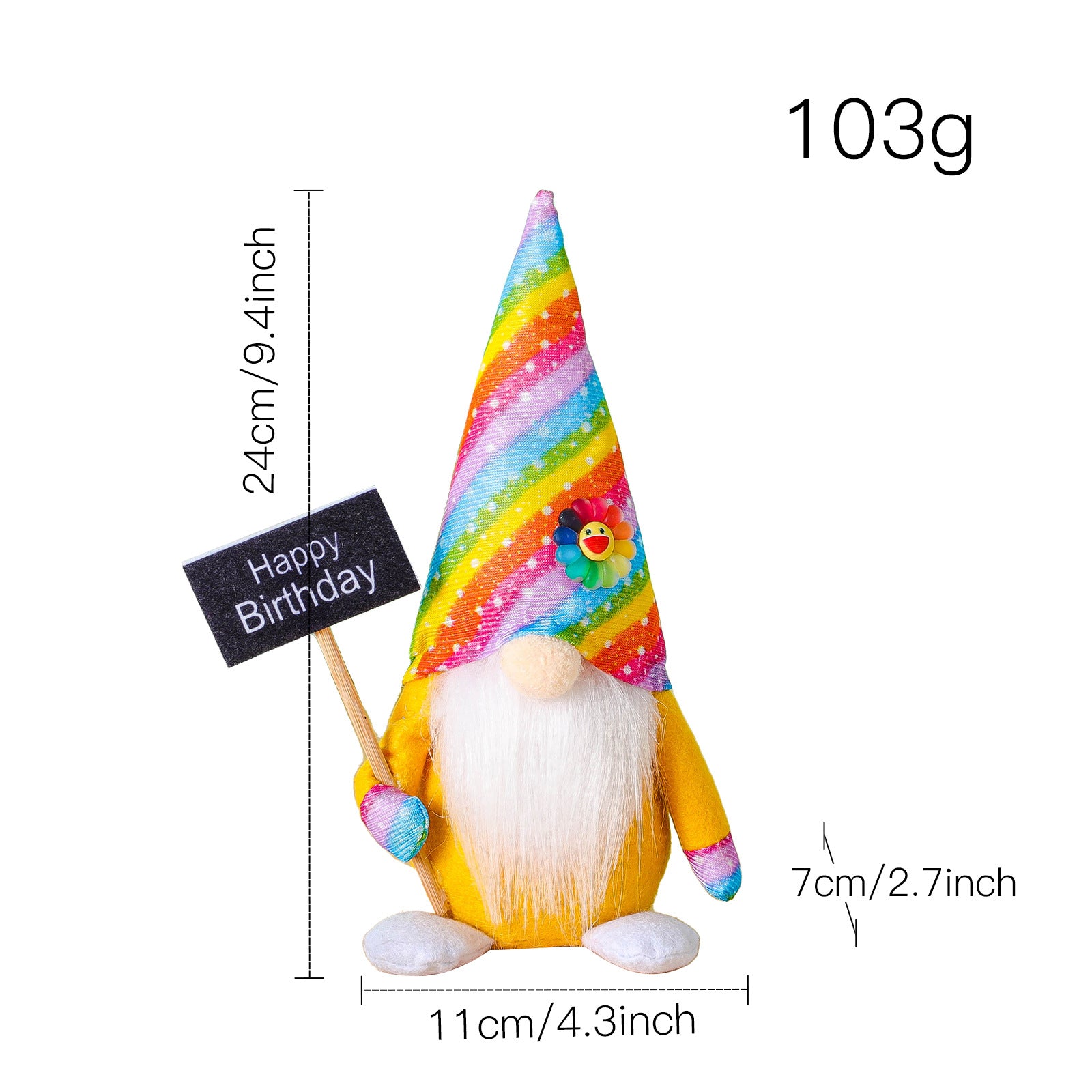 New Rainbow Rudolph Doll Birthday Party Decoration